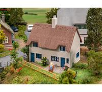Faller House with Thatched Roof Hobby Kit I , HO Scale