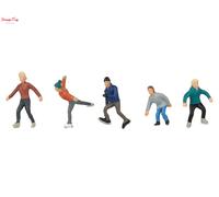 Faller 151707 Ice Skaters (5) Figure Set