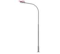 Faller LED Curved Neck Street Light Cool White 94mm , HO Scale