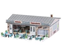 Faller Miniature Ice Cream Cafe Model Kit Accessory for Model Railway Hobbyists, All Ages, Unisex Adult