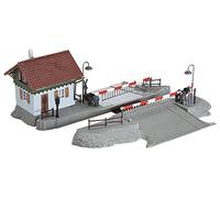 FALLER Level Crossing w/ Gatekeepers House & Motor Model Kit II HO Gauge 120174
