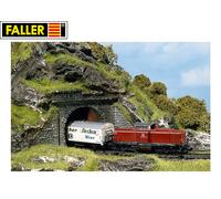 Faller N 272578 2 tunnel portals 1-track NEW+OP