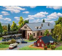 Faller Naumburg Tram Depot Model Kit, Various, 1/160 Scale, N Gauge, Adults, Hobbyists