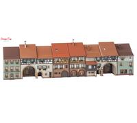 Faller Old Town Relief Houses (6) Kit III FA232174 N Gauge