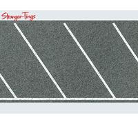 Faller Parking Space Sheet Diagonal Markings 1000x60mm 1:87 HO Scale