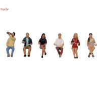 Faller Seated Restaurant Diners Figure Set FA151698 HO Gauge