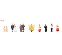 Faller 155605 Wedding Couple with Priest Figure Set