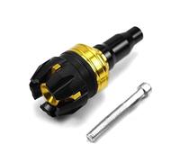 Falling 10mm CNC Aluminum Motorcycle Crash Protector Crash Pad Engine Cover Frame Sliders Protector Universal For Suzuki(Gold)