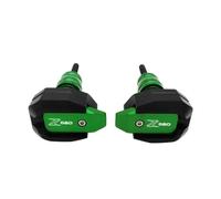 Falling Crash Protector For KAWASAKI Z650 Z650 ZX-6R Motorcycle Falling Protection Frame Slider Fairing Guard Anti Crash Pad Protector Upgrade accessories(B Green)