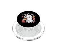 Falling For Boo Cute Ghost Coffee Spooky Season PopSockets PopGrip for MagSafe