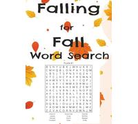 Falling for Fall Word Search: 55 Puzzles, 6" x 9", Great Gift