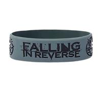 Falling In Reverse Eagle band logo new Official Grey rubber Wristband