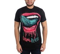 Falling In Reverse - Mens Lips T-Shirt, Large, Black