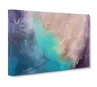Falling into Bliss in Abstract Canvas Print for Living Room Bedroom Home Office Décor, Wall Art Picture Ready to Hang, 30 x 20 Inch (76 x 50 cm)
