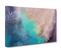 Falling Into Bliss In Abstract Modern Art Canvas Wall Art Print Ready to Hang, Framed Picture for Living Room Bedroom Home Office Décor, 30x20 Inch (76x50 cm)