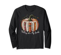 Falling Into My Books Reading Teacher Librarian Fun Long Sleeve T-Shirt