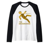 Falling Into The Backrooms Raglan Baseball Tee