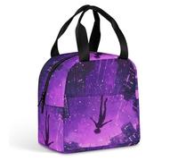 Falling Into The Real World Portable Insulated Lunch Bag Adults Picnic Tote Cool Bag Travel Work