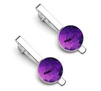 Falling Into The Real World Silver Tie Clip Suit Accessories for Men Necktie Bar Set Pin Business Wedding