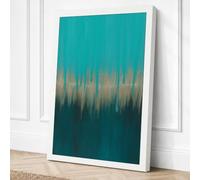 Falling Light Abstract Canvas Wall Art Print 36x24 Inch