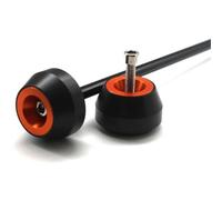 Falling Protection Frame Slider Fit For Ducati MONSTER S4R S4 R 2003-2008 Motorcycle Front And Rear Axle Wheel Protector Anti-collision Slider(Rear wheel Orange)