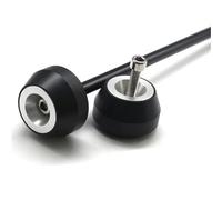 Falling Protection Frame Slider Fit For Ducati MONSTER S4R S4 R 2003-2008 Motorcycle Front And Rear Axle Wheel Protector Anti-collision Slider(Rear wheel Silver)