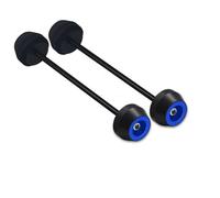 Falling Protection Front Rear Wheel Axle Fork Slider Crash Protector Pad For CBR600RR For CBR1000RR For CBR 600RR 1000RR Anti Collision Protection Frame Sliders Protector(BLUE)