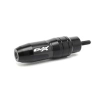 Falling Protection Motorcycle Exhaust Frame Sliders For BMW C400X C 400X C400 X Slider Anti Crash Caps Falling Protection Exhaust Anti Crash pad(Black)
