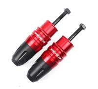 Falling Protection Motorcycle Exhaust Frame Sliders For YZF-R3 YZF R3 YZFR3 2015-2023 Slider Anti Crash Caps Exhaust Anti Crash pad(Red,X-2)