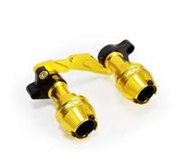 Falling Protection Motorcycle Exhaust Slider Crash Protector For ADV150 ADV 150 Frame Sliders Pad Falling Protection Exhaust Anti Crash pad(Gold)