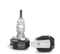 Falling Protection Motorcycle Falling Protection Frame Slider Fairing Guard Anti Crash Pad Protector For SUZUKI GSX-S 750 GSX-S 1000 GSX-S750 GSX-S1000 GSXS Frame Sliders Protector(Silver)