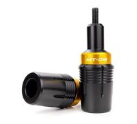 Falling Protection Motorcycle Frame Sliders Anti Crash Protector Falling Protection For MT 03 09 07 MT09 MT03 MT07 MT-09/SP MT-03 2014-2025 Frame Sliders Protector(Gold,09)