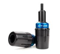 Falling Protection Motorcycle Frame Sliders Anti Crash Protector Falling Protection For MT 03 09 07 MT09 MT03 MT07 MT-09/SP MT-03 2014-2025 Frame Sliders Protector(BLUE,09)