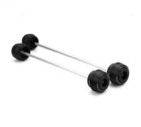 Falling Protection Motorcycle Front Rear Wheel Axle Fork Crash Protector Pad For MT07 MT-07 MT 07 FZ07 2014-2026 Falling Protection Frame Sliders Protector(RED,Front and rear)