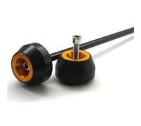 Falling Protector Bar Suitable Fit For TRIUMPH 675 STREET TRIPLE RS 2017 2018 Motorcycle Modified Front And Rear Axle Protector Anti-collision Slider Ball Exhaust Frame Sliders(Rear wheel golden)