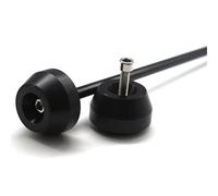 Falling Protector Bar Suitable Fit For TRIUMPH 675 STREET TRIPLE RS 2017 2018 Motorcycle Modified Front And Rear Axle Protector Anti-collision Slider Ball Anti Crash Protector(Rear wheel black)