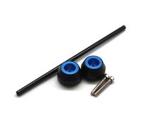 Falling Protector Bar Suitable Fit For TRIUMPH 675 STREET TRIPLE RS 2017 2018 Motorcycle Modified Front And Rear Axle Protector Anti-collision Slider Ball Exhaust Frame Sliders(Front wheel blue)