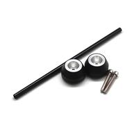 Falling Protector Bar Suitable Fit For TRIUMPH 675 STREET TRIPLE RS 2017 2018 Motorcycle Modified Front And Rear Axle Protector Anti-collision Slider Ball Exhaust Frame Sliders(Front wheel silver)