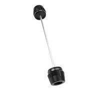 Falling Protector Sliders Motorbike Front Rear Wheel Axle Fork Slider Crash Protector Drop Falling Protection For MT07 FZ-07 FZ07 2018-2023 Crash Pad Protector(Black,FRONT)