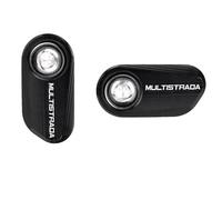 Falling Protector Sliders Motorcycle CNC Front Rear Wheel Sensor Protection Cover For Ducati DesertX Multistrada 950 1100 1200 1260 1200S 1260S V4S V2(Black,X-set2)