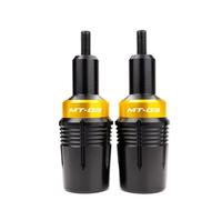 Falling Protector Sliders Motorcycle Frame Sliders Anti Crash Protector Falling Protection For MT 03 09 07 MT09 MT03 MT07 MT-09/SP MT-03 2014-2025 Crash Pad Protector(Gold,03)