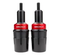 Falling Protector Sliders Motorcycle Frame Sliders Falling Protection Crash Protector Pad For Kawasaki For Z900 For Z900RS For Z 900 SE 2017-2024 2023 Crash Pad Protector(RED)