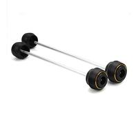 Falling Protector Sliders Motorcycle Front Rear Wheel Axle Fork Crash Protector Pad For MT07 MT-07 MT 07 FZ07 2014-2026 Falling Protection Crash Pad Protector(Gold,Front and rear)