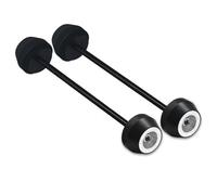 Falling Protector Sliders Motorcycle Front Rear Wheel Axle Fork Slider Crash Protector Pad For BMW S1000R S 1000 R 2013-2023 Falling Protection Accessories Crash Pad Protector(Silver,A pair)