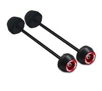 Falling Protector Sliders Motorcycle Front Rear Wheel Axle Fork Slider Crash Protector Pad For XADV 750 X-ADV750 2017-2023 Falling Protection Crash Pad Protector(RED,FRONT REAR)