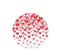 Falling Red Hearts Printing 10 Pcs Car Air Freshener Fragrant Sheets,Car Hanging Accessories With Strings For Decor