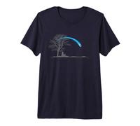Falling Star in The Darker Sky Premium T-Shirt