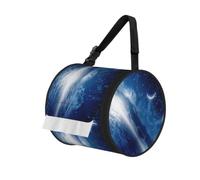 Falling Star Moon Printed Oxford Cloth Toilet Roll Holder, Pet-Safe Zipper Tissue Case for Camping and Bathroom