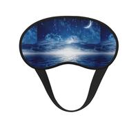Falling Star Moon Sleep Mask, Eye Mask, Light-Blackout Design Ultra Soft & Comfortable for Men, Women