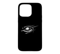 Falling Stars with UFO Night Sky Case for iPhone 15 Pro Max